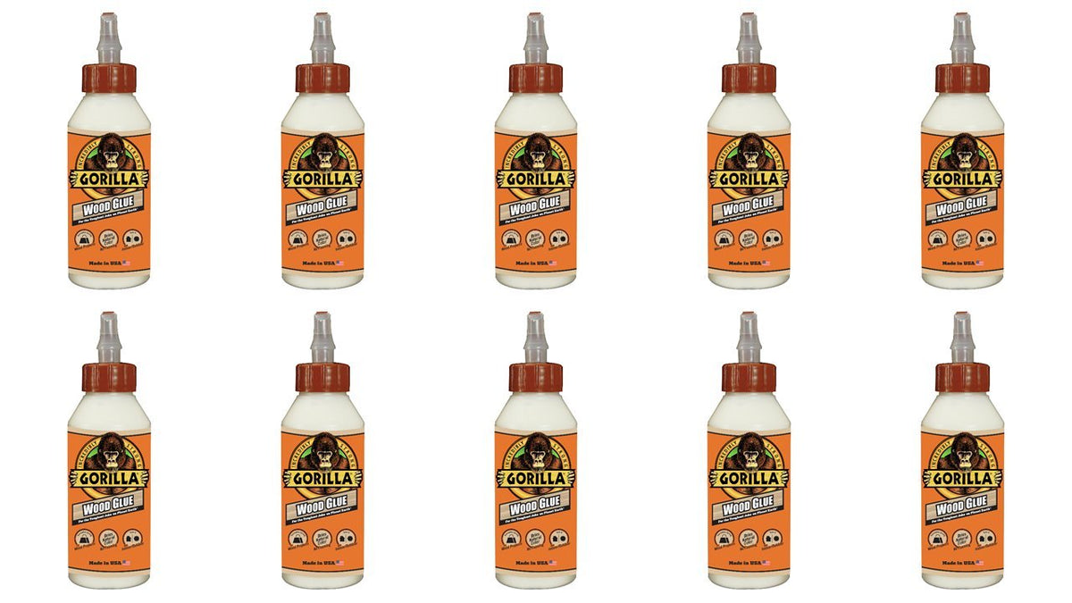 Gorilla Wood Glue, 8 Ounce Bottle, (3 Pack)