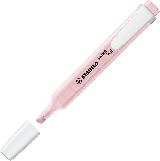 STABILO Swing Cool Pastel Edition Highlighter Pen Rosy Blush