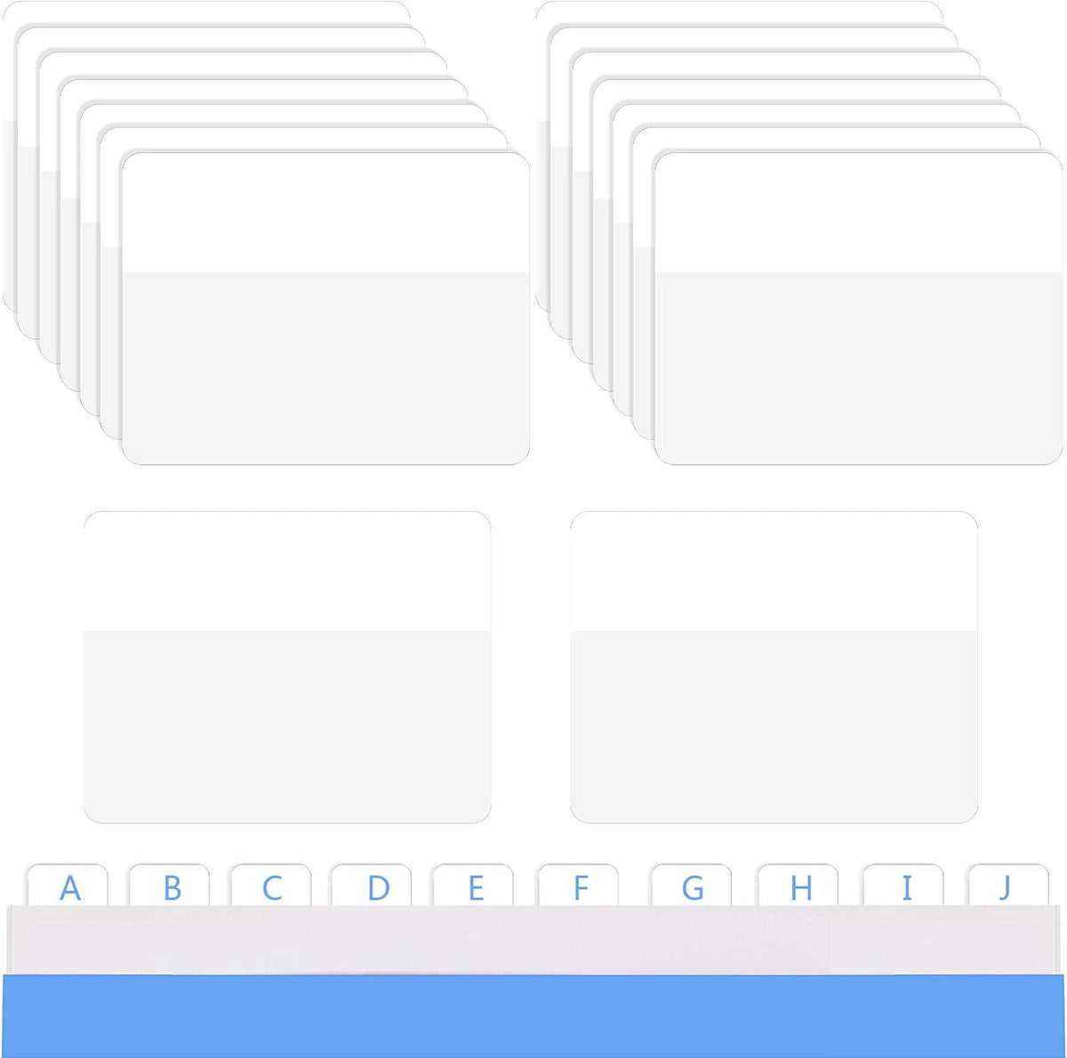 Sticky Index Tabs Page Marker Pop-up Page Flags Notes Tabs, 1.6 x 2 Inch, White (800 Pieces)