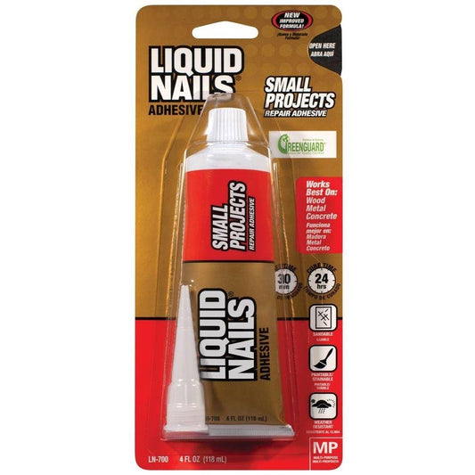 Liquid Nails LN-700 4-Ounce Small Projects and Repairs Adhesive (Pack of 3)