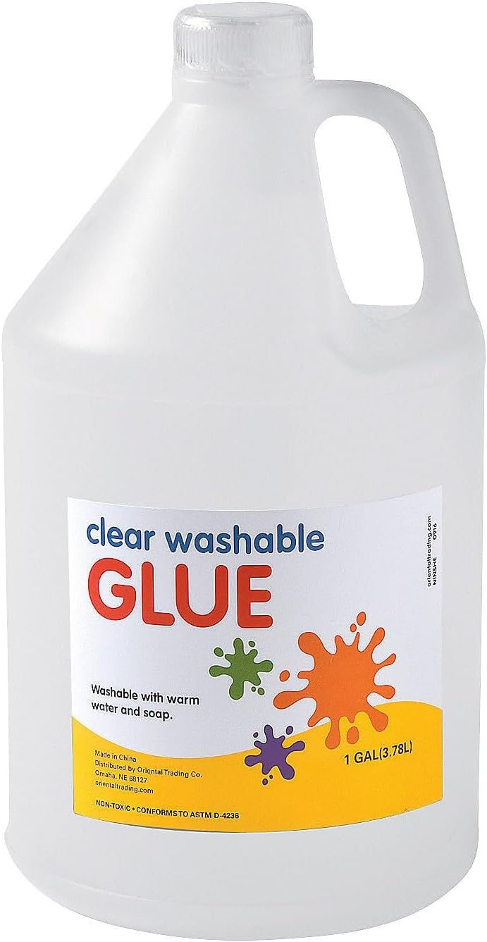 Fun Express Clear Glue Gallon for Crafts & Slime Making