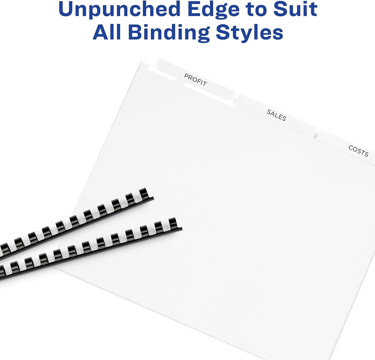Avery® Index Maker® Clear Label Dividers, 8-Tab, Unpunched, 25 Sets