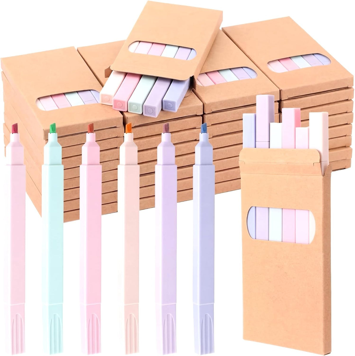 180 Pcs Bulk Bible Highlighters No Bleed Through 6 Assorted Colors