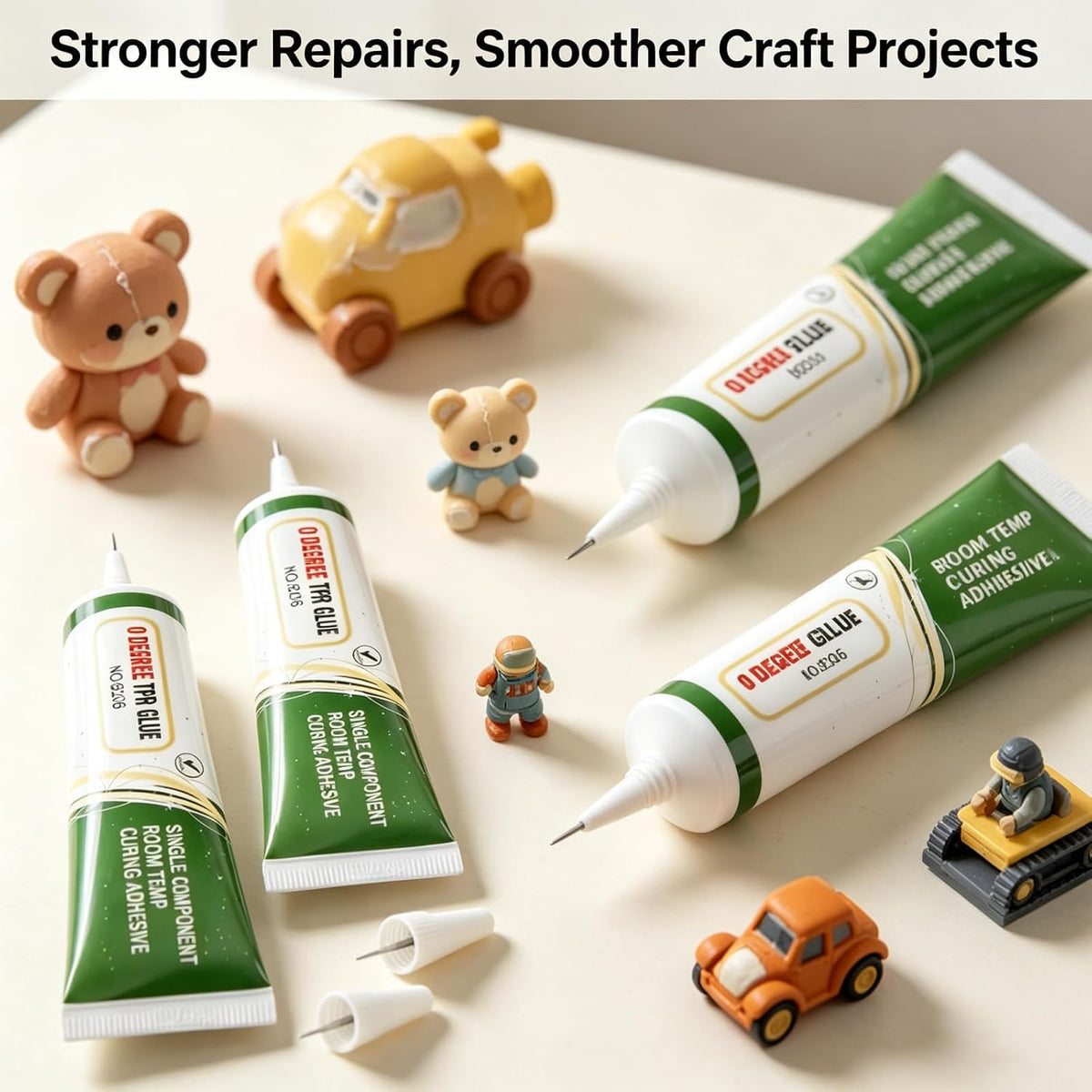 2Pcs Silicone Glue -Squishy Glue, Fast-Bonding & Waterproof Silicone Adhesive for Silicon Rubber, Model, Toys, TPU, TPR, TPE - Clear Liquid Silicone Adhesive for Crafts