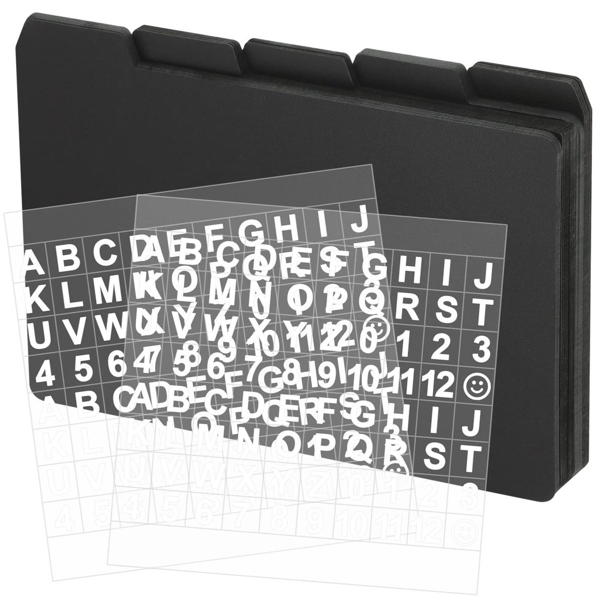 Lewtemi 50 Pcs Index Card Dividers 4" x 6" with Cards Guides, Multicolor