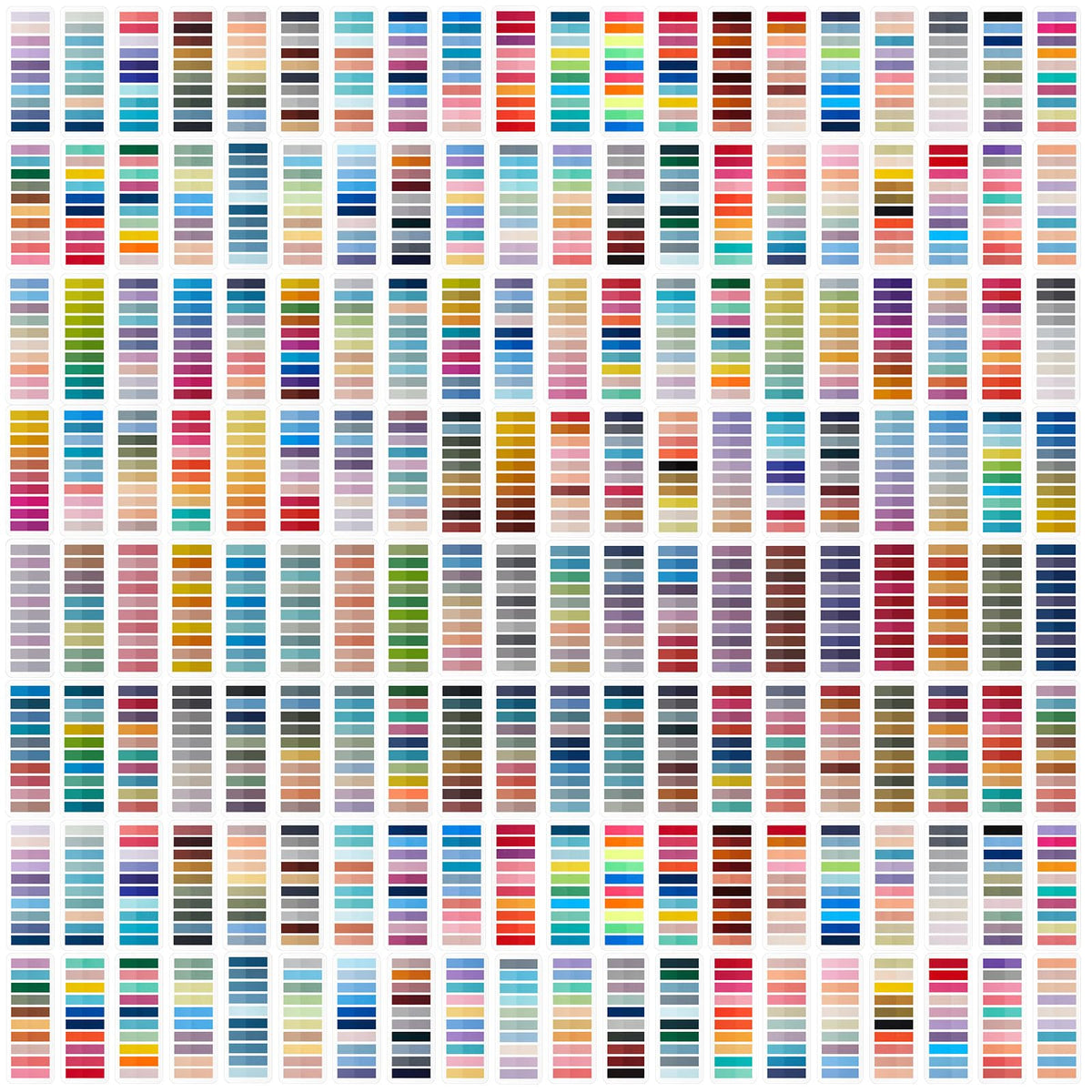 ReliThick 8000 Pcs Annotation Tabs, 40 Colors Writable Sticky Tabs for Book