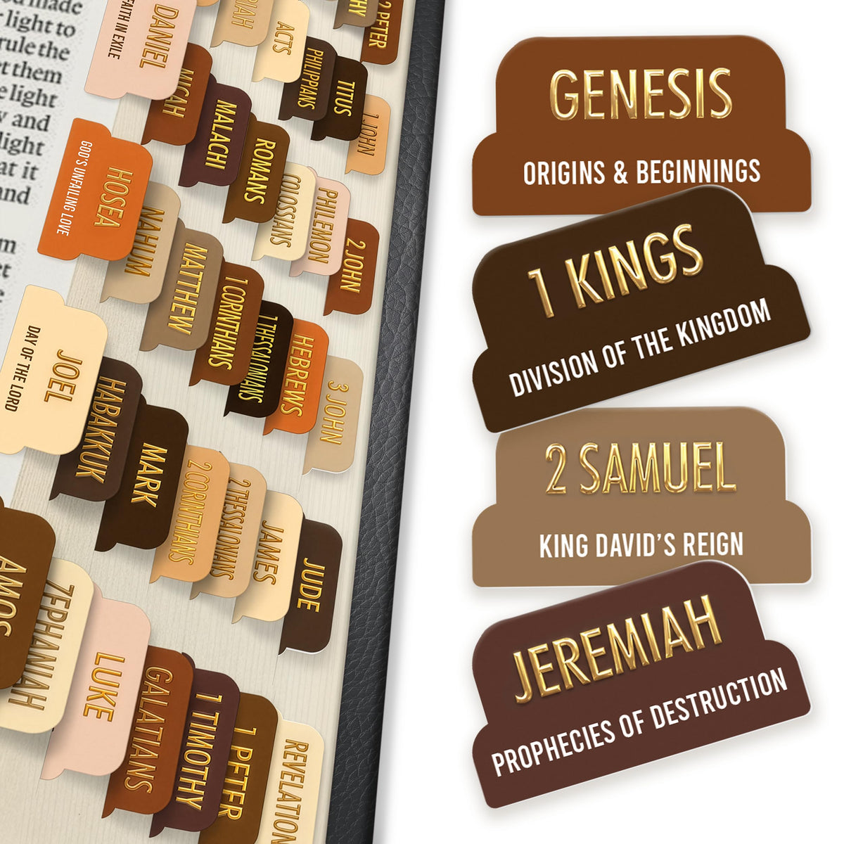 Premium Series – 66 Christian Bible Chapter Tabs