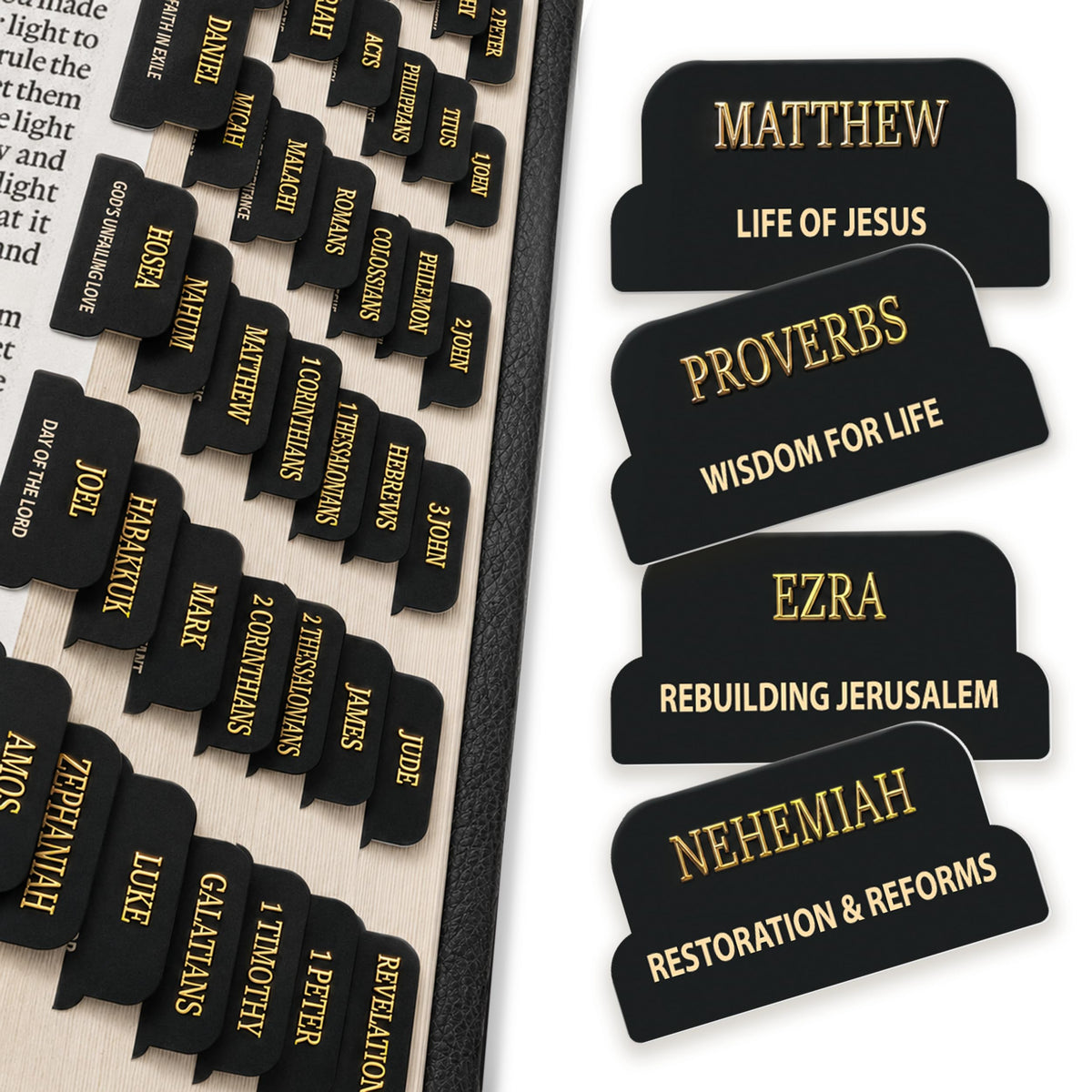 Premium Series – 66 Christian Bible Chapter Tabs