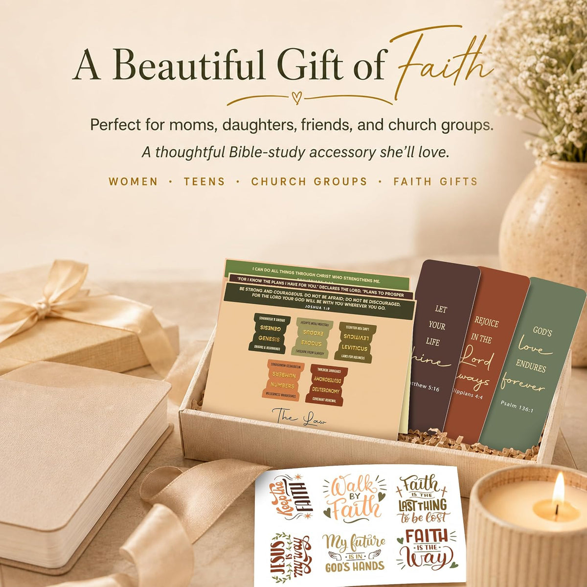 Premium Series – 66 Christian Bible Chapter Tabs