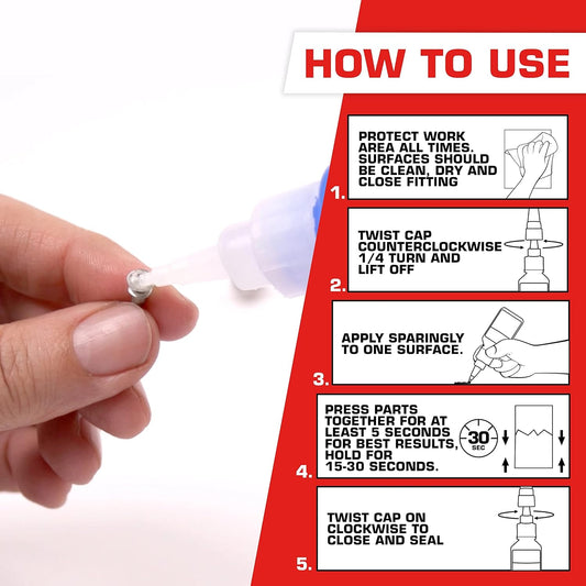 Loctite 1405419 Super Glue Liquid Professional, 0.7 oz, Clear (4-Pack)