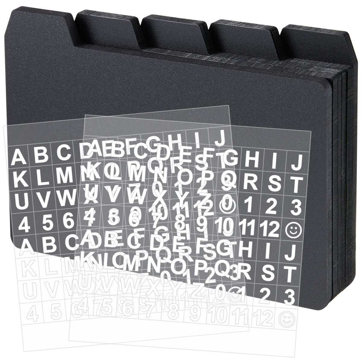 Lewtemi 50 Pcs Index Card Dividers 4" x 6" with Cards Guides, Multicolor