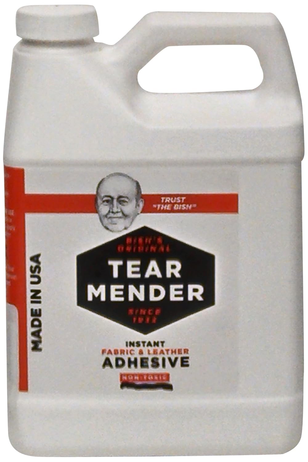 Tear Mender Instant Fabric & Leather Adhesive Kit with Patch for Jeans, 2 oz Bottle, Liquid, TM-3