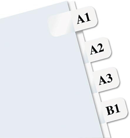 Redi-Tag - Laser Printable Index Tabs, 7/16 x 1, White, 675/Pack 39000 (DMi PK