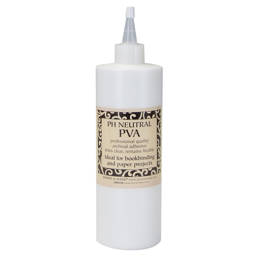Lineco PH Neutral PVA Adhesive, Dries Clear, 16 Ounce, Pack of 1