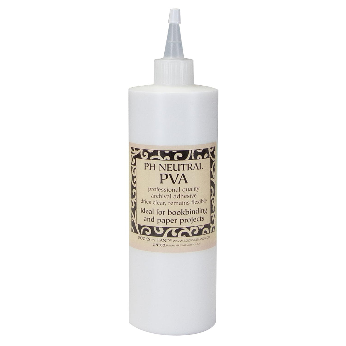 Lineco PH Neutral PVA Adhesive, Dries Clear, 16 Ounce, Pack of 2
