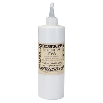 Lineco PH Neutral PVA Adhesive, Dries Clear, 16 Ounce, Pack of 2