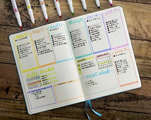 ZEBRA MILDLINER Highlighter pen markers, 7-Pack (WKT7-5C / WKT7-5C-NC / WKT7-5C-RC / WKT7-N-5C / WKT7-5C-HC / WKT7-5C-YC / WKT7-5C-NTC) 35 Color Full Range Set