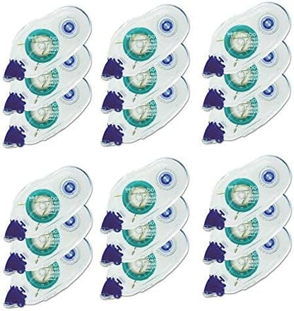 Bulk Buy: Tombow Mono Adhesive Refill Permanent Value Pack 3/Pkg 1/3" X 118 Total Ft. 62207 (6-Pack)