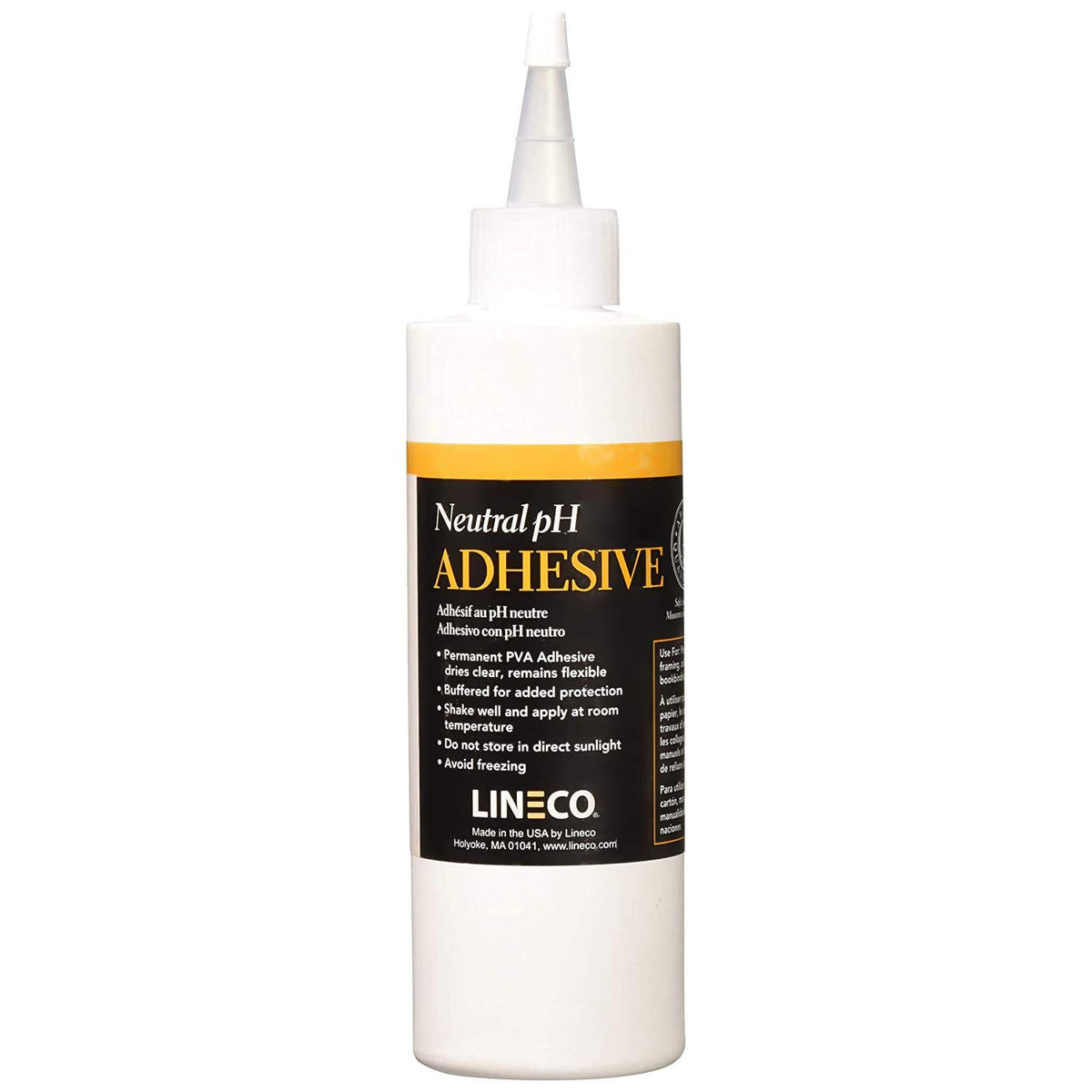 Lineco Neutral pH Adhesive, Acid Free All-Purpose Glue, White, 8 OZ, 2 Pack