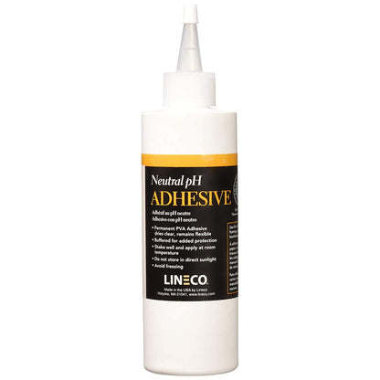 Lineco Neutral pH Adhesive, Acid Free All-Purpose Glue, White, 8 OZ, 2 Pack