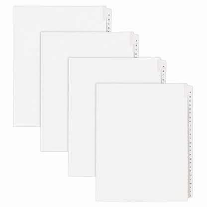 Avery® Legal Exhibit Dividers, Side Tab, A-Z, White, 5 Sets