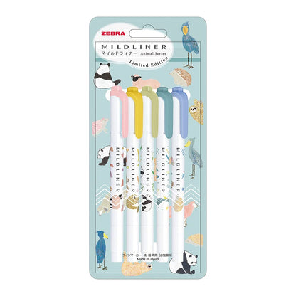 ZEBRA WKT7-35C Highlighter, Mildliner, 35 Color Set, Gift Box Included