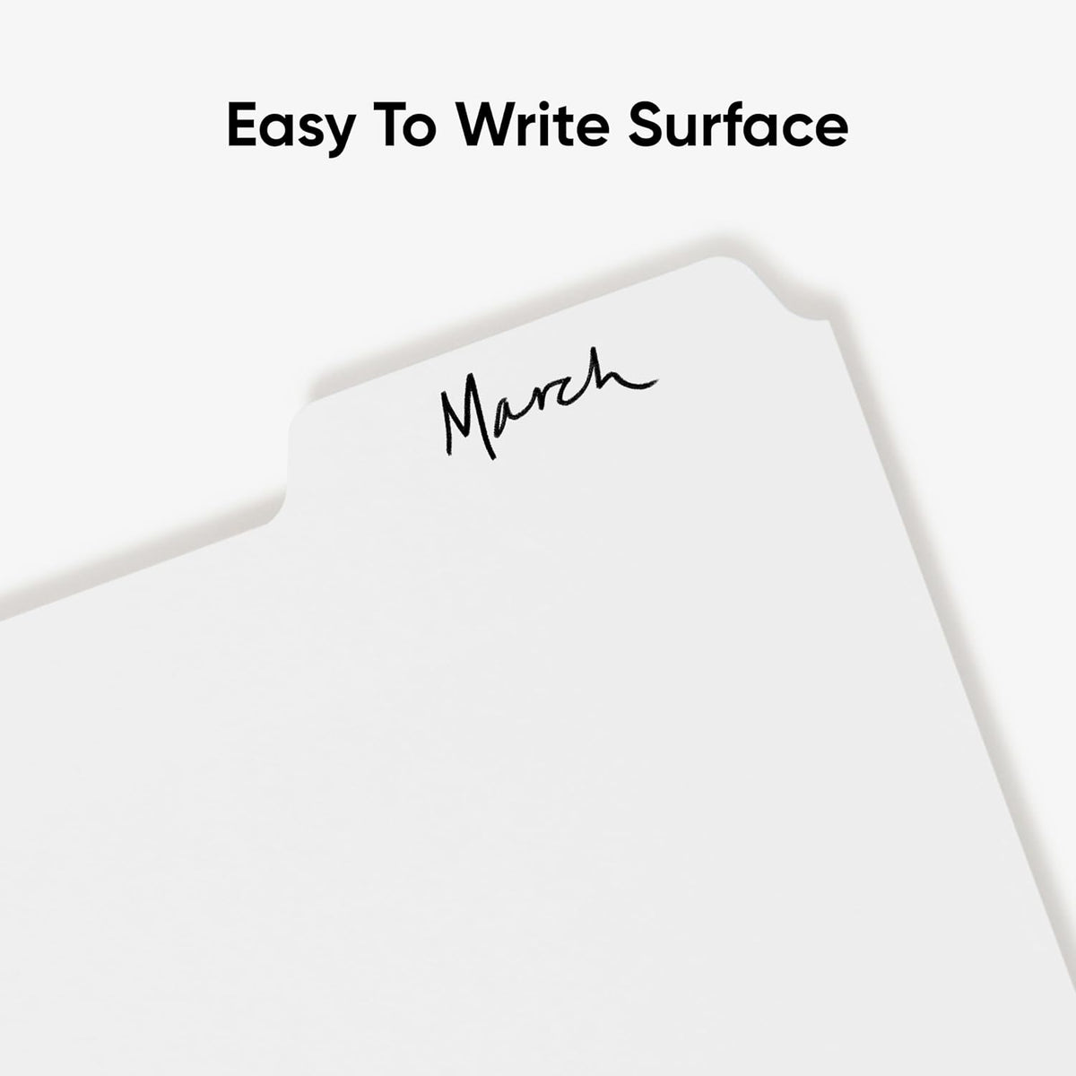 Smead White Binder Index Dividers, 3 Ring Binder Dividers with Tabs, 5-Tab