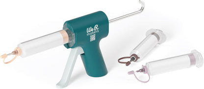 We R Glue Squeeze with Interchangeable Tips - Glue Dispenser with Refillable Syringes, Works with Most Liquid Adhesives - Craft Tool for Paper Crafting, Scrapbooking, and Card Making