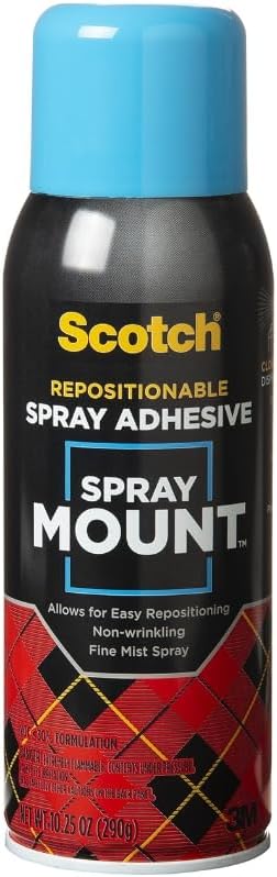 Scotch Spray Mount, 10.2 5 oz, Repositionable on Many Surfaces (6065)