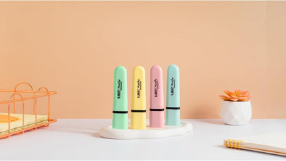 BIC Highlighter Highlighters Flat - Intense and Pastel Colours, Assorted, Pack of 10