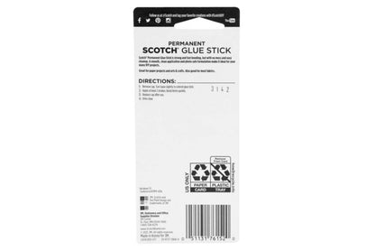 Scotch Glue Stick, .28 oz, 36-Pack, Acid Free and Non-Toxic (6008-18)