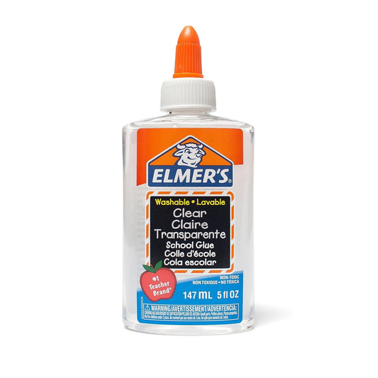 Elmer's Liquid School Glue, Clear, Washable, 5 Ounces, 8 Count - Great for Making Slime, Arts & Crafts, Back to School, Classroom Supplies, #1 Teacher Brand
