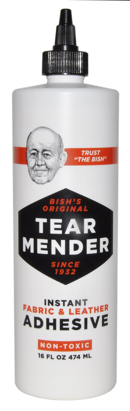 Tear Mender Instant Fabric & Leather Adhesive Kit with Patch for Jeans, 2 oz Bottle, Liquid, TM-3