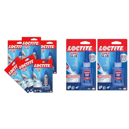 Loctite Super Glue Liquid Professional, Clear, 0.7 fl oz Bottle, 4 Pack - Superglue for Plastic, Wood, Metal, Crafts & Repair, Cyanoacrylate Adhesive Instant Glue, Quick Dry