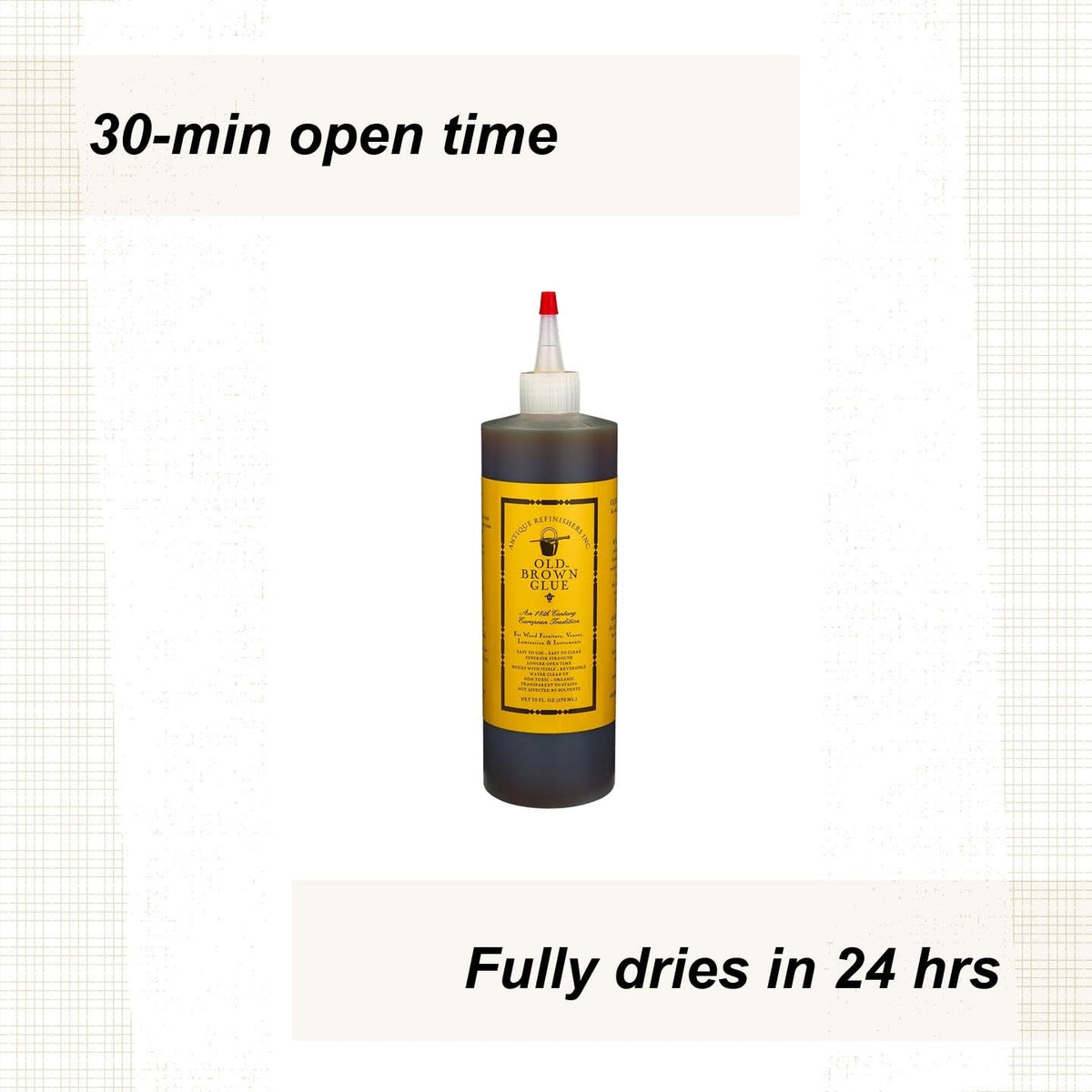 Old Brown Glue Old Brown Glue Self-Bonding Liquid Hide Glue, 20oz