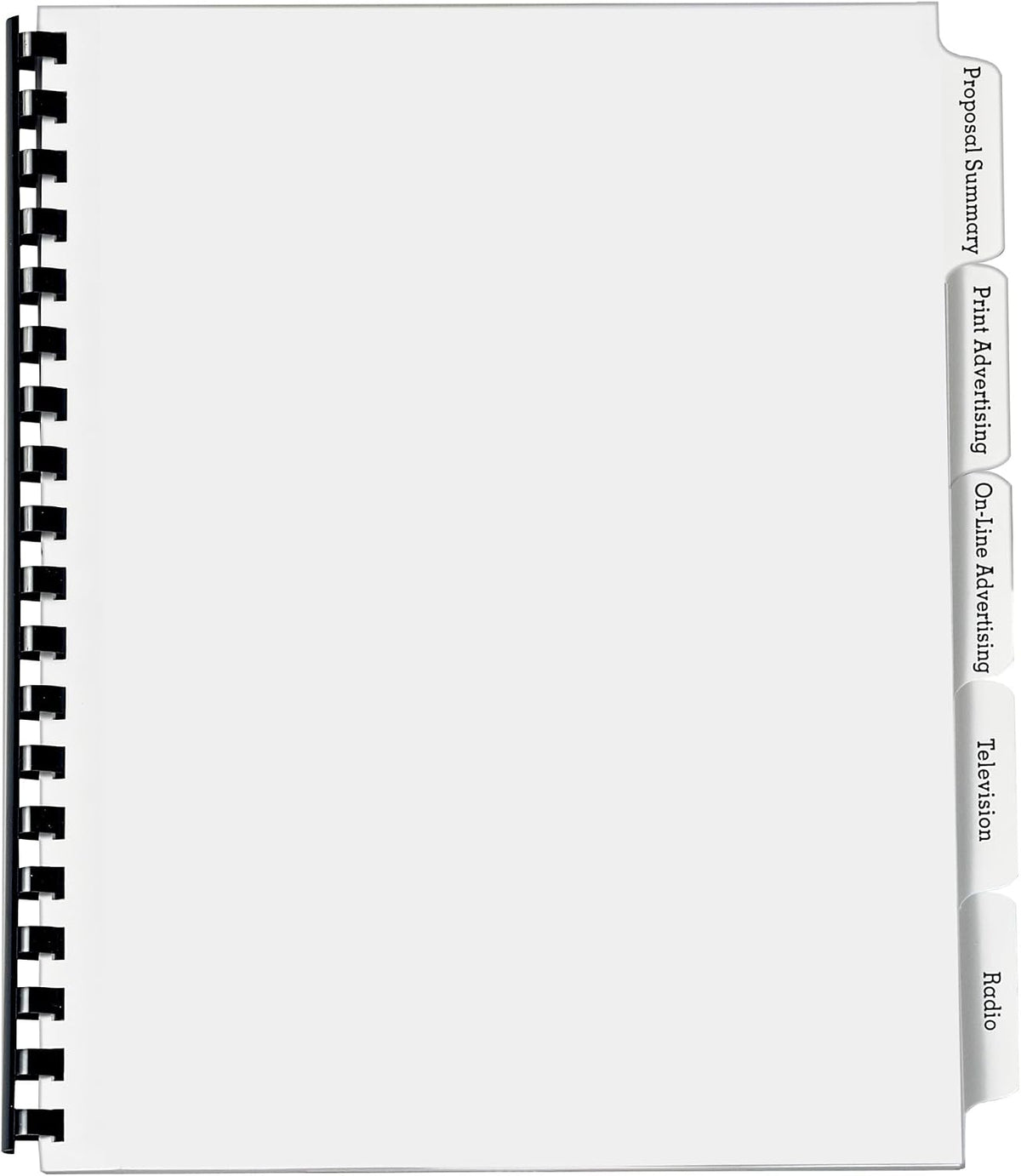 Avery 5-Tab Copier Dividers, Unpunched, White, 30 Sets