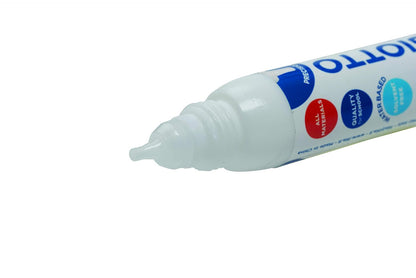 GIOTTO Vinilik Duo Double Tipped Glue Pen, White Strong Glue 24 Pieces