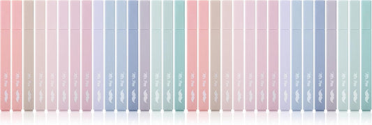 Mr. Pen- Aesthetic Highlighters, 16 pcs, Chisel Tip, Morandi Colors, No Bleed Bible Highlighter Pastel, Assorted Colors, Cute (Pack of 2)