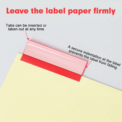 PANDRI 120 Pack Binder Dividers with 8 Tabs & Reinforced Holes, Letter Size