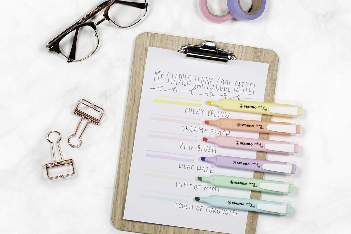 STABILO Swing Cool Pastel Edition Highlighter Pen Rosy Blush