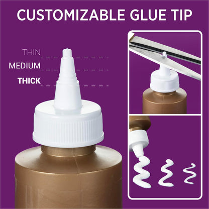 Aleene's Original Tacky Glue, Perfect for Crafts and DIY Projects, Dries Fast and Clear, 16 fl oz 3-Pack