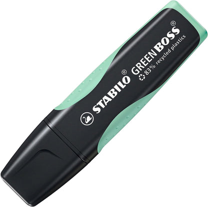 Eco-Friendly Highlighter - STABILO GREEN BOSS Pastel - Deskset of 8 - Assorted Colours