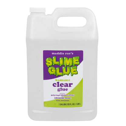 Maddie Rae’s White Slime Glue 1 Gallon Jug – Non Toxic Washable All Purpose Glue for Slime Making, DIY Kids Arts & Crafts, Teachers Classroom Supplies, School Projects & Summer Camp Activities