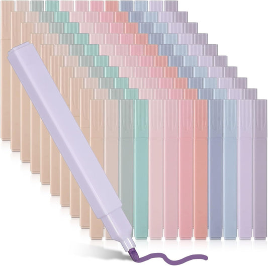 120 Pcs Bible Highlighters Aesthetic, Chisel Tip Cute Pastel