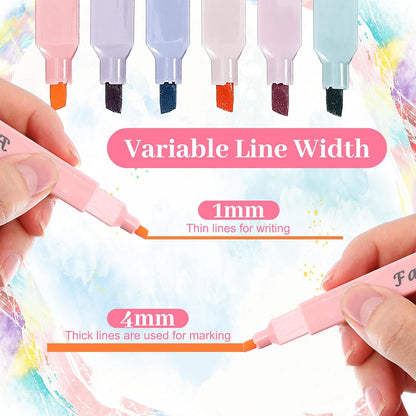 120 Pcs Bible Highlighter with Soft Chisel Tip Highlighters