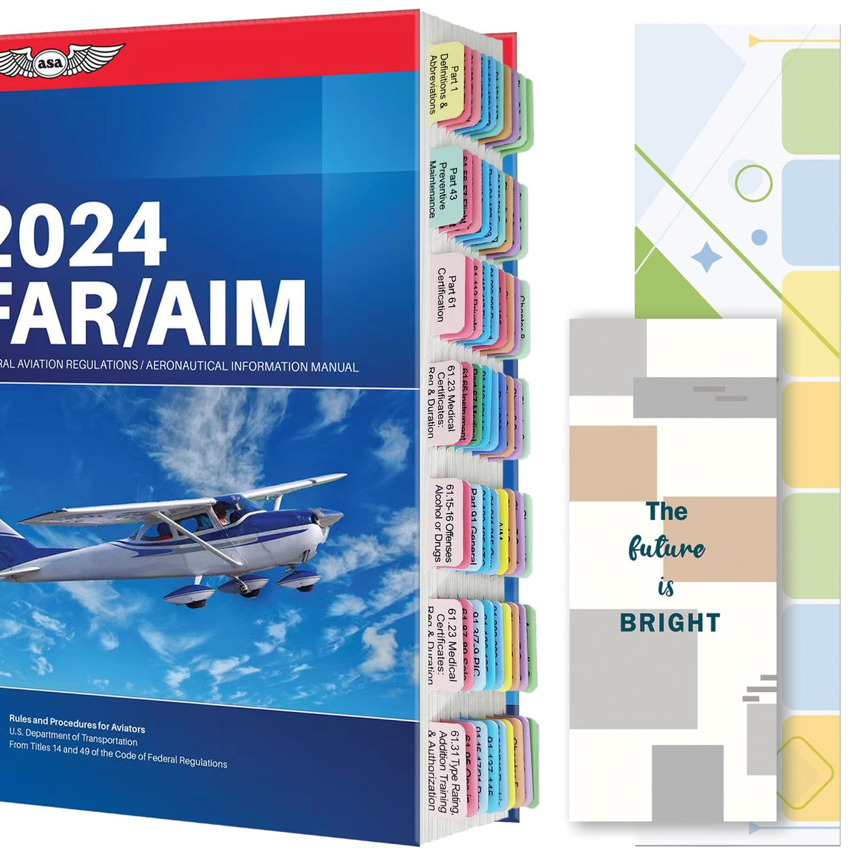 FAR/AIM 2027 Index Tabs for Private Pilot (with No Book)