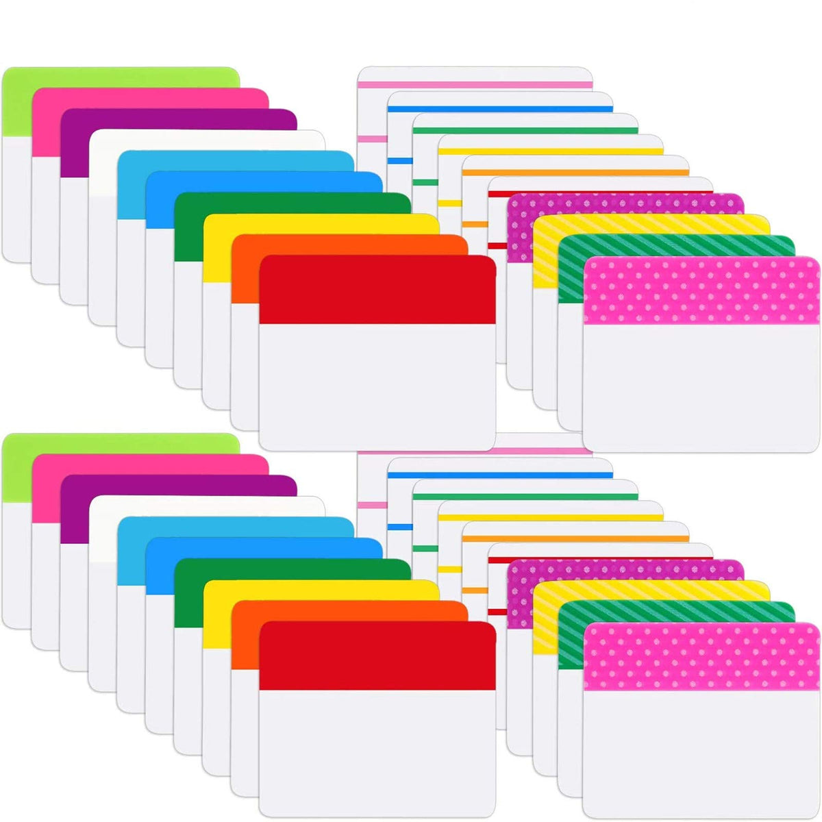 Jovitec 800 Pcs Tabs 2 Inch Sticky Index Tabs