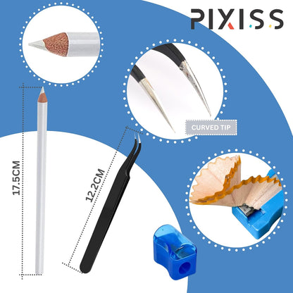2oz Liquid Fusion - Premium Urethane Adhesive for Crafts, Rhinestone Glue - Pixiss Rhinestone Tool Kit - Wax Pen, Rhinestones Picker Tool Needle Tweezers - Jewelry Glue for Jewelry Making, Nail Art