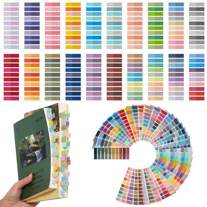 ReliThick 8000 Pcs Annotation Tabs, 40 Colors Writable Sticky Tabs for Book