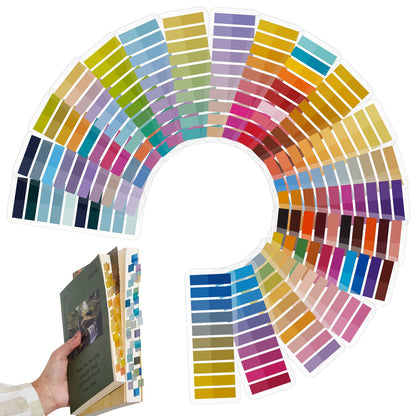 ReliThick 8000 Pcs Annotation Tabs, 40 Colors Writable Sticky Tabs for Book
